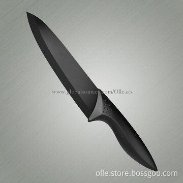 BSCI Audit Factory Rubber Handle Ceramic Chef Knife